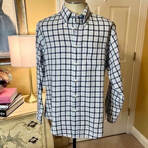 EEUC Men's Brooks Brothers Regent Fit Irish Linen Button Down Shirt Size XL